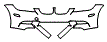 Bumper Kit pattern for the 2008 BMW M3
