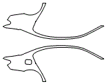 Rear Fender Kit pattern for the 2015 BMW 760