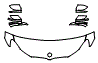 Hood, Fender and Mirror Kit pattern for the 2019 BMW 740e iPerformance