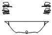 Hood, Fender and Mirror Kit pattern for the 2022 BMW 7 Series (US)