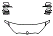Hood, Fender and Mirror Kit pattern for the 2022 BMW 7 Series (US)