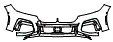 Bumper Kit pattern for the 2022 BMW 7 Series (US)