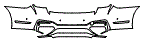 Rear Bumper Kit pattern for the 2022 BMW 7 Series (US)