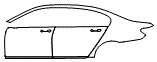 Door and Rear Fender Kit pattern for the 2022 BMW 7 Series (US)