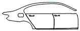 Door and Rear Fender Kit pattern for the 2022 BMW 7 Series (US)
