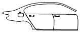 Door and Rear Fender Kit pattern for the 2022 BMW 7 Series (US)