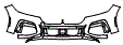 Bumper Kit pattern for the 2022 BMW 7 Series (US)