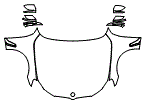 Full Hood, Fender and Mirror Kit pattern for the 2018 BMW M760Li (Canada)