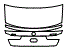 Trunk Lid Kit pattern for the 2022 BMW 7 Series (US)