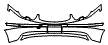 Bumper Kit pattern for the 2005 BMW 745