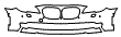 Bumper Kit pattern for the 2010 BMW 760