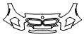 Bumper Kit pattern for the 2021 BMW Z4