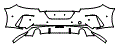 Rear Bumper Kit pattern for the 2026 BMW Z4