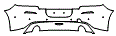 Rear Bumper Kit pattern for the 2021 BMW Z4