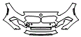 Bumper Kit pattern for the 2021 BMW Z4