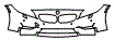 Bumper Kit pattern for the 2010 BMW Z4