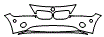 Bumper Kit pattern for the 2003 BMW Z4