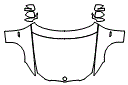 Full Hood, Fender and Mirror Kit pattern for the 2010 BMW 328