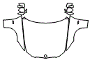 Full Hood, Fender and Mirror Kit pattern for the 2010 BMW 328