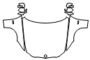 Full Hood, Fender and Mirror Kit pattern for the 2010 BMW 328