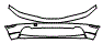 Bumper Kit pattern for the 2006 BMW 330