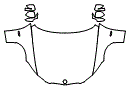 Full Hood, Fender and Mirror Kit pattern for the 2013 BMW 328