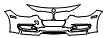 Bumper Kit pattern for the 2015 BMW ActiveHybrid 3