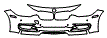 Bumper Kit pattern for the 2015 BMW ActiveHybrid 3