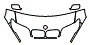 Hood, Fender and Mirror Kit pattern for the 2006 BMW 330