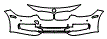 Bumper Kit pattern for the 2013 BMW 328