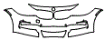 Bumper Kit pattern for the 2016 BMW 328