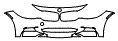 Bumper Kit pattern for the 2016 BMW 328