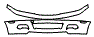 Bumper Kit pattern for the 2006 BMW 330
