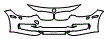 Bumper Kit pattern for the 2013 BMW 320
