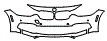 Bumper Kit pattern for the 2016 BMW 320