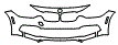 Bumper Kit pattern for the 2016 BMW 320