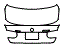 Trunk Lid Kit pattern for the 2016 BMW 320