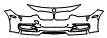 Bumper Kit pattern for the 2015 BMW ActiveHybrid 3