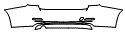 Rear Bumper Kit pattern for the 2016 BMW 320