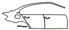 Door and Rear Fender Kit pattern for the 2018 BMW 330e iPerformance