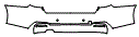 Rear Bumper Kit pattern for the 2016 BMW 328