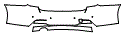 Rear Bumper Kit pattern for the 2018 BMW 330e iPerformance