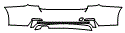 Rear Bumper Kit pattern for the 2018 BMW 330e iPerformance