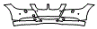 Grille and Bumper Kit pattern for the 2006 BMW 330