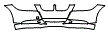 Grille and Bumper Kit pattern for the 2006 BMW 330