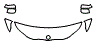 Hood, Fender and Mirror Kit pattern for the 2007 BMW 525