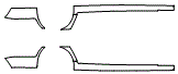 Rocker Panel Kit pattern for the 2016 BMW M5