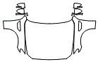 Full Hood, Fender and Mirror Kit pattern for the 2016 BMW M5