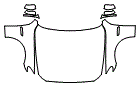Full Hood, Fender and Mirror Kit pattern for the 2013 BMW 528
