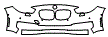 Bumper Kit pattern for the 2016 BMW 535